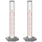 10ml Graduated Cylinder, Borosilicate 3.3 Glass, Single Metric Scale, Karter Scientific 246F7 (Pack of 2)...