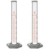 10ml Graduated Cylinder, Borosilicate 3.3 Glass, Single Metric Scale, Karter Scientific 246F7 (Pack of 2)...