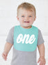 Aiden's Corner Handmade Cute Baby Boy Girl One First Birthday Smash Cake Bibs - Infant 1st Birthday Bibs...