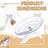 2 Pieces Hamster Wheel Hamster Flying Saucer Fitness Hamster Toys Silent Exercise Wheel Running Wheel for Hamsters Gerbils Mice Hedgehog Guinea Pi...