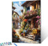 Flowers Town Paint by Numbers for Adults Kids Beginners Italy City Street Flowers DIY Acrylic Painting Gift Kits Drawing Paintings Pictures Arts C...