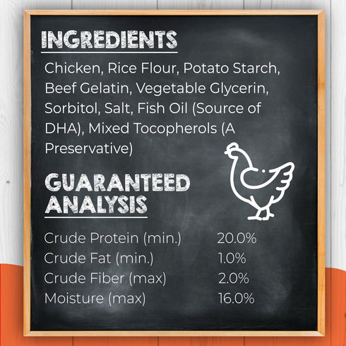 Canine Naturals IrresistiBONES Long Lasting Puppy Chicken and Rice Chew - Made with USA Chicken - All Natural - Added DHA for Healthy Growth - 3 P...