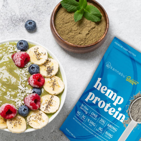 Hemp Protein Powder | 20G Plant Protein Per Serving | All Natural Fiber Iron Potassium Magnesium Omega 3 6 9 | Hemp Seeds Superfood | Vegan Gluten...