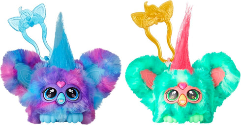 Furby Furblets 2-Pack, Mini Friends Luv-Lee & Mello-Nee, 45+ Sounds Each, Music & Furbish Phrases, Electronic Plush Toys, Red/Green & Purple/Blue,...