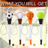 Leinuosen Funny Pens for Kids Basketball Gel Ink Pens Sports Pens Bulk Novelty Pens for Boys Baseball Football Tennis Soccer Party Favors Writing ...