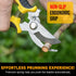 2 Packs Pruning Shears, Garden Shears, Garden Scissors, Garden Pruners Stainless Steel Pruning Shears for Gardening, Garden Clippers, Gardening To...