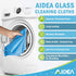 AIDEA Microfiber Glass Cleaning Cloths-8PK, Lint Free Streak Free Cleaning Towels, Quickly Clean Windows, Glass, Mirrors, Windshields, Stainless S...