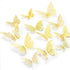 Dicunoy 296 PCS Flower Bouquet Pins, 3D Gold Butterfly Wall Decor for Wedding, 2 Inch Bouquet Corsage Diamond Head Pins for DIY Craft, Flower Arra...