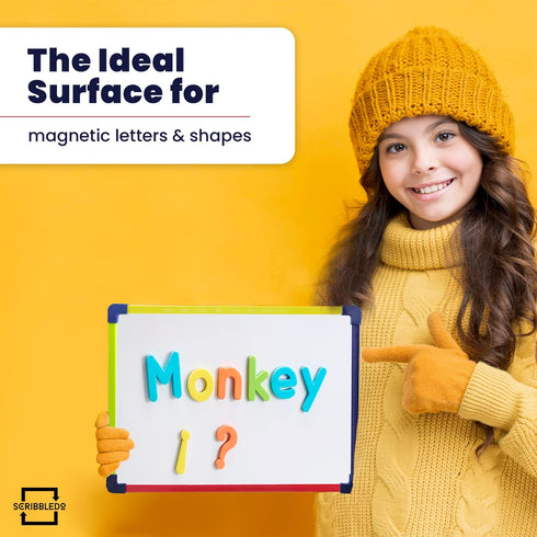 Small White Board Dry Erase Board for Kids Portable 9"x12" Lapboard Travel Drawing Magnetic Mini Whiteboard for Students Teachers School Supplies ...