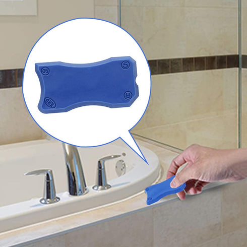 Caulking Tool Kit Silicone Sealant Finishing Tool Set Silicone Profiling Kit Grout Sealing Silicone Smoother Caulk Application Tool for Kitchen Ba...