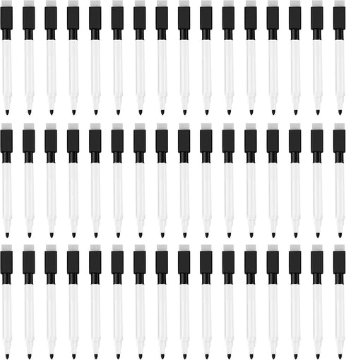IHPUKIDI Magnetic Dry Erase Markers Fine Point Tip, 48-Pack Whiteboard Markers Dry Erase Marker with Eraser Cap, Low Odor Whiteboard Markers for K...