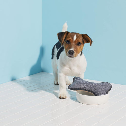 E-Cloth Pet Bowl Scrubber - Bone-Shaped Pet Bowl Cleaning Scrubber, Reusable, 100 Wash Guarantee - 2 Pack...