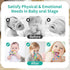 Baby Montessori Teething Toys for 0-6 6-12 Months BPA Free Sensory Toys for Babies 0 3 6 9 12 18 Months Newborn Infant Learning Developmental Chew...