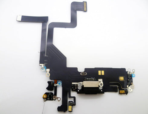 Charging Port Board Dock Connector Flex Cable Replacement Compatible with iPhone 14 Pro 6.1inch (Black)......
