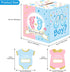 Saintrygo Baby Gender Reveal Voting Box with 50 Pieces Boy or Girl Ballot Cards Baby Shower Decorations Party Invitations and Voting Games Gender ...