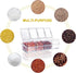 HANHAN Clear Seasoning Boxes 4 PCS, Messar Acrylic Spice Shakers Spice Jars Spice Pots Cruet Jars Condiment Bottles Kitchen Storage Containers wit...