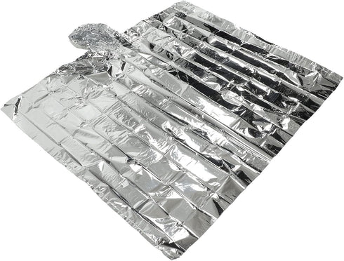Emergency Foil Mylar Thermal Blanket, Rain Poncho with Hood Hybrid Survival Gear Reduce Uneven Heat Environment Waterproof Equipment for Outdoors ...