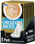 INABA Chicken Broth, Shredded Chicken & Broth Side Dish/Topper for Cats with Vitamin E, 1.76 Ounce Pouch, 8 Pouches Total, Chicken and Scallop Rec...