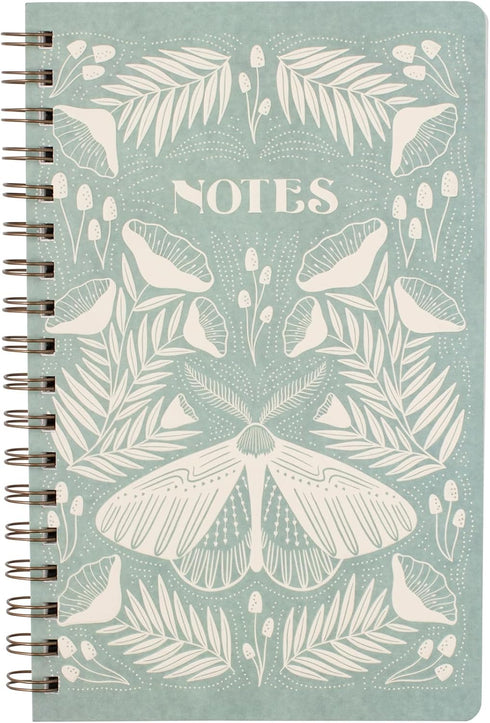Fringe Studio Signature Paperback Spiral Journal, MOTH, 6" x 9.5", 160 pages, Juliana Tipton Collection (140016)...