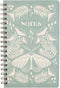 Fringe Studio Signature Paperback Spiral Journal, MOTH, 6" x 9.5", 160 pages, Juliana Tipton Collection (140016)...