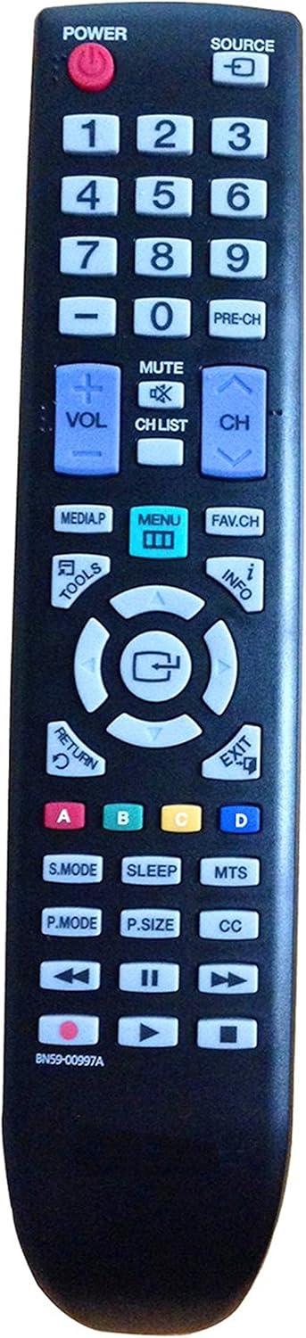 VINABTY BN59-00997A New Replaced Remote Control fit for Samsung TV LN26C459 LN19C450 LN22C450 LN26C450 LN26C450 LN32C450 PL42C430 PL42C450 PN42C43...