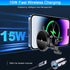 Magnetic Wireless Car Charger Mount,Compatible with MagSafe Car Charger,15W Fast Charging Air Vent Car Phone Holder for iPhone 15 14 13 Pro Max Pl...