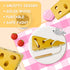 Early Development Toys Wooden Lacing Toys, Montessori Activity Kids Cheese Toys, Children Learning Educational Wood Block Puzzles Toy for Toddlers...