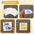 Varku 30 PCS Baby Shower Stencils PET for Onesie, Infant One-piece Deorative Kit Lovely Cartoon, Boy Girl Baby Shirt Fabric Stencils for Clothes, ...