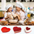 2 Packs Silicone Heart Shaped Cake Pans for Baking, 10inch Cake Molds for cakes and Chocolate Cakes, Non-stick silicone bakeware sets, Easy Clean,...
