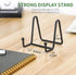LIONWEI LIONWELI Black Decorative Plate Stand Holder Picture Frame Stand Easel Display Stand...