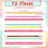 72 Pcs Back to School Gifts for Students Gifts from Teacher Inspirational Pencils Student Motivational Sayings Pre Sharpened Pencils #2 HB Wood Pe...