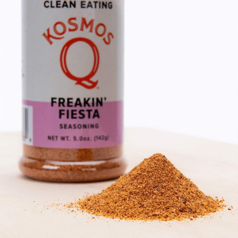 Kosmos Q Freakin’ Fiesta Seasoning, Southwest All-Purpose Spice Mix for Chicken, Tacos, Rice & Veggies, Bold Flavor with Garlic, Paprika, Chili & ...