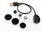 3 Pack Replacement Earbuds Gels Eartip Kit & Charge Cable for Plantronics Voyager Legend Wireless Bluetooth Headset (Three Size & Cable)...