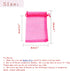 50Pcs Organza Bags 3x4 inch, Small Jewelry Bags Drawstring Mesh Gift Bag Wedding Party Favor Christmas Candy Pouches (Hot Pink)...