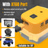 Power Wheels Battery Adapter with USB Ports & XT60 Port, Fit for DeWalt 20V Battery, Power Adapter for Mobile Devices, Electric Vehicles, DIY Proj...