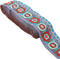 MSCFTFB Floral Circle Jacquard Ribbon Geometric Emobridered Woven Ribbon Fabric Trim Fringe for DIY Clothing Accessories Embellishment Decorations...