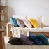 Avigers 12 x 20 Inch Teal Gold Leather Striped Lines Velvet Cushion Case Luxury Modern Throw Pillow Cover Decorative Pillow for Couch Living Room ...