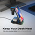 STATIK 10W Wireless Charging Station for Apple Devices, iPhone, AirPods and Apple Watch Charger Stand, 3 in 1 Charging Station Apple, Sleek Wirele...