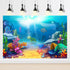 Aquarium Background Underwater World Cartoon Aquatic Plants Coral Turtle Fish Tank Background Cute Undersea Marine Life Terrarium Background Fish ...
