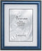 Lawrence Frames Blue Finish 5x7 Picture Frame - Gold Bead Design...