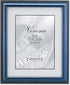 Lawrence Frames Blue Finish 5x7 Picture Frame - Gold Bead Design...