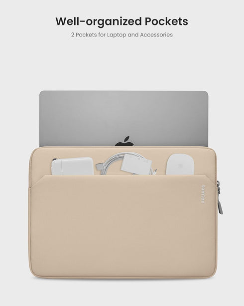 tomtoc Slim Laptop Sleeve for 15-inch New MacBook Air M3 2024, M2/A2941 2023, 15 Inch Microsoft Surface Laptop 5/4/3, Dell XPS 15 Plus, Recycled W...