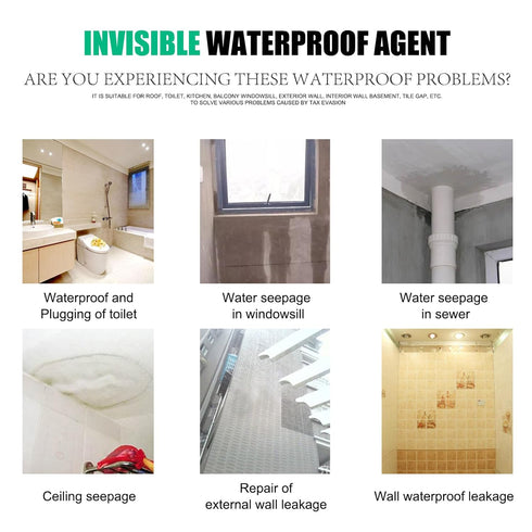 Nynelly Invisible Waterproof Agent, Waterproof Insulating Sealant, Waterproof Anti-Leakage Agent, Transparent Repairing Leak Waterproof Adhesive,S...