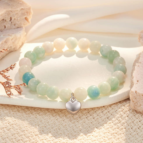 HGDEER Get Well Soon Gifts, Natural Stone Amethyst Bracelet for Women Men...