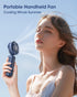 Portable Handheld Fan,Small USB Fans 3-IN-1 Hand/Desk/Neck, Foldable Hand Fan for Personal Cooling, Rechargeable Battery Operated, Mini Size Easy ...