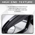 2-in-1 Car Blind Spot Mirror Side Mirror Rain Guards 2 Pack, Carbon Fiber Rear View Mirror Rain Visor Eyebrow 360° Adjustable Blindspot Mirror for...