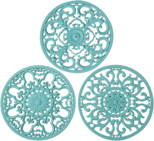 Extra Thick Silicone Trivet Mat for Hot Dishes, Hot Pots and Pans, Pot Holder, Hot Pad to Portect Your Table and Countertop, Kitchen Decor and Acc...
