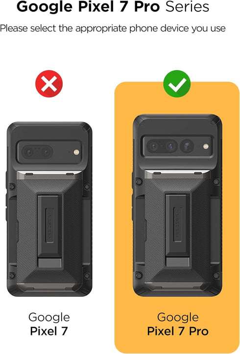 VRS DESIGN Damda Glide Hybrid Phone Case for Pixel 7 Pro, Functional Sturdy Case Compatible for Pixel 7 Pro Case (2022) Black...