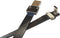 Long Black FFC USB C FPV Flat Slim Thin Ribbon FPC Cable USB Type-C 90 Degree to Standard USB A for sync and Charging (50CM)......