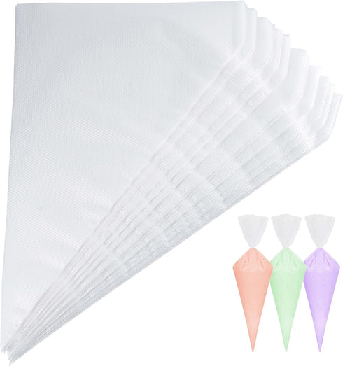 Piping Bags, Pastry Bags 12 Inch 100pcs, Disposable Icing Piping Pastry Bags For Cookie/Cake Decorating Supplies, Anti Burst And Non-Slip Thicken ...